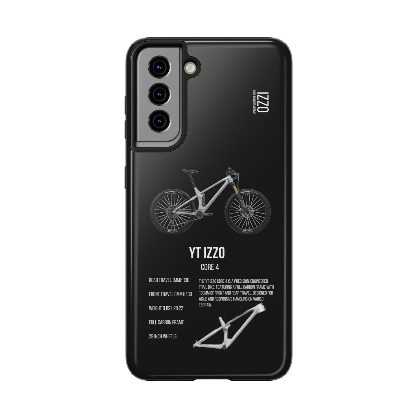 Black Backround YT Industries Izzo Core 4 Grey 2022