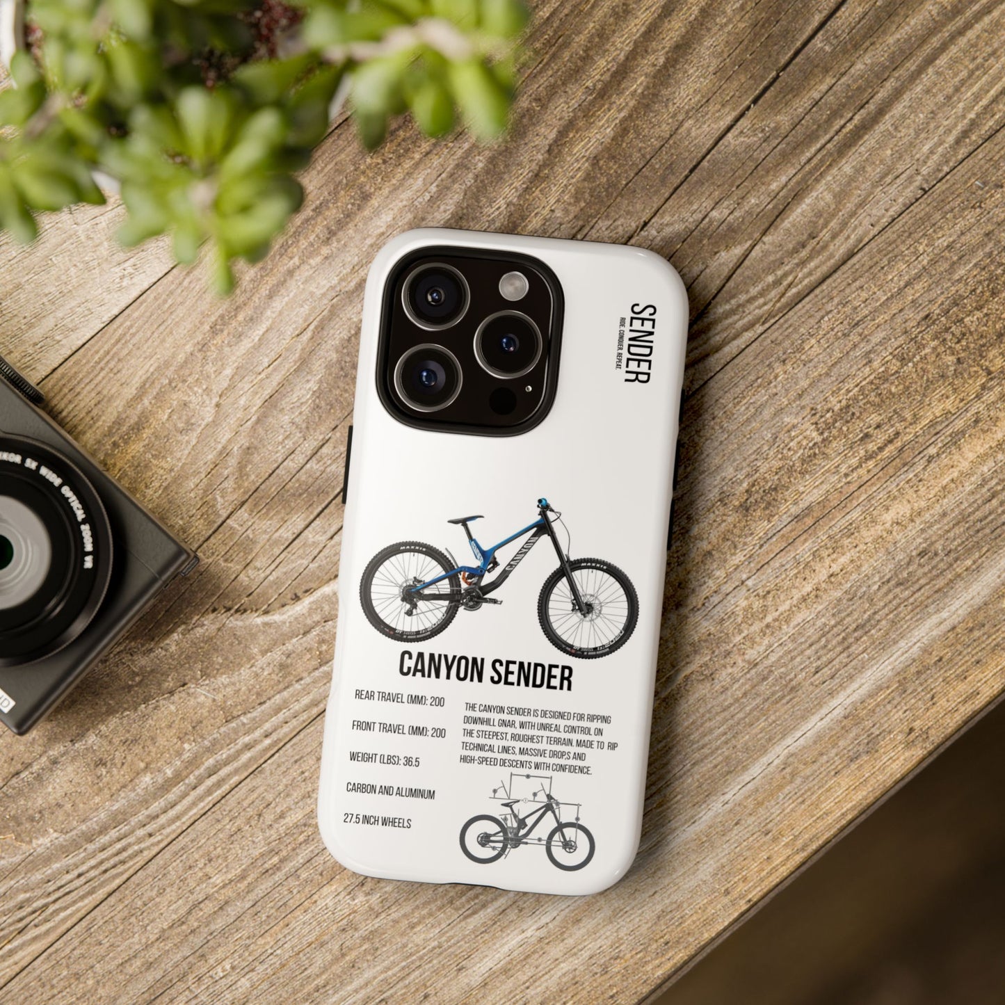 Canyon Sender Blue/Black