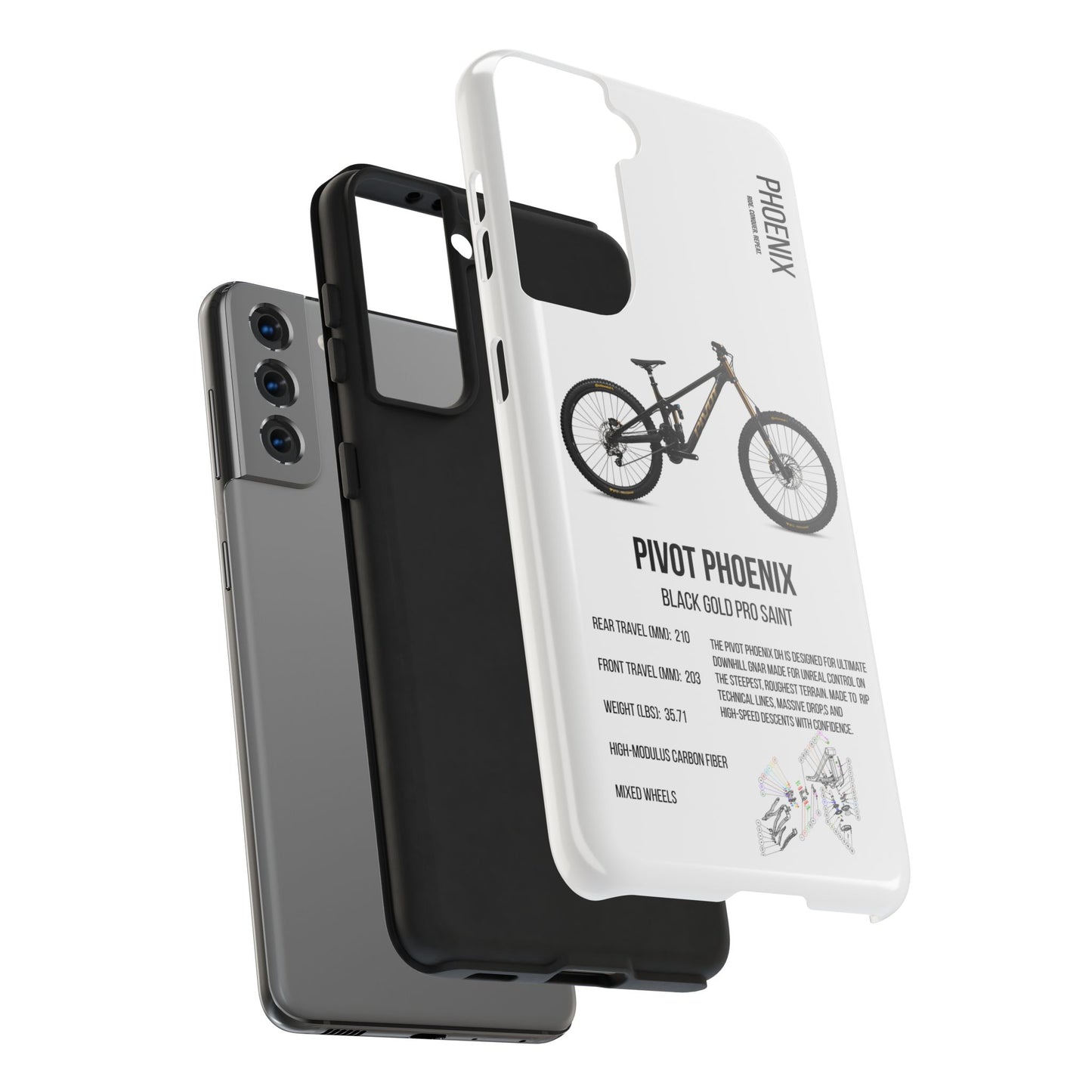Pivot Phoenix DH Black Gold Pro Saint
