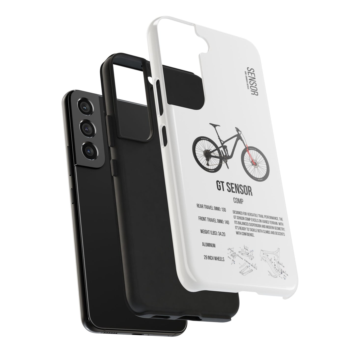 GT Sensor Comp Black Red Bomber
