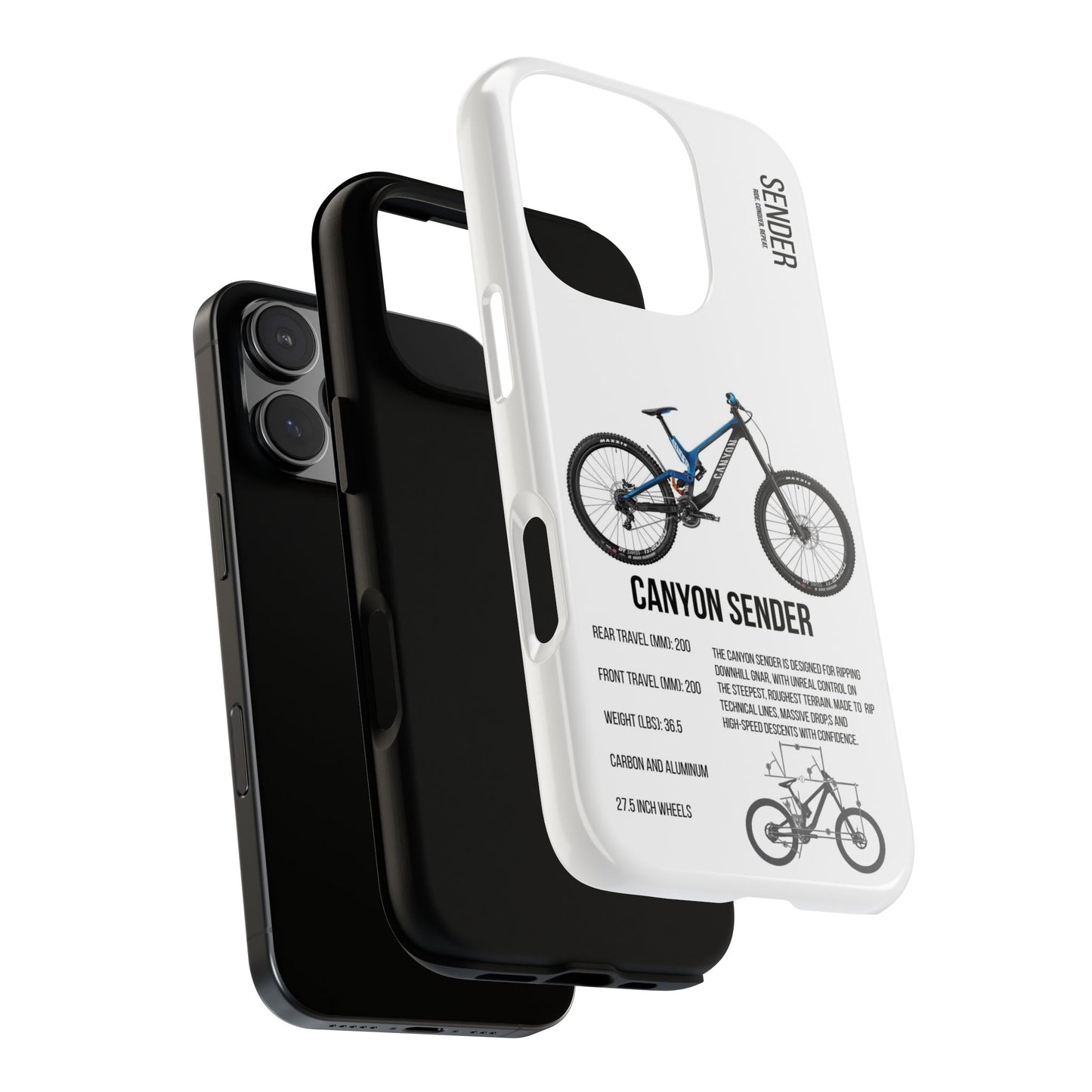 Canyon Sender Blue/Black