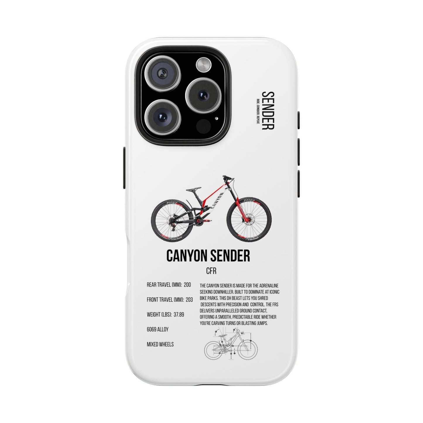 Canyon Sender CFR Red