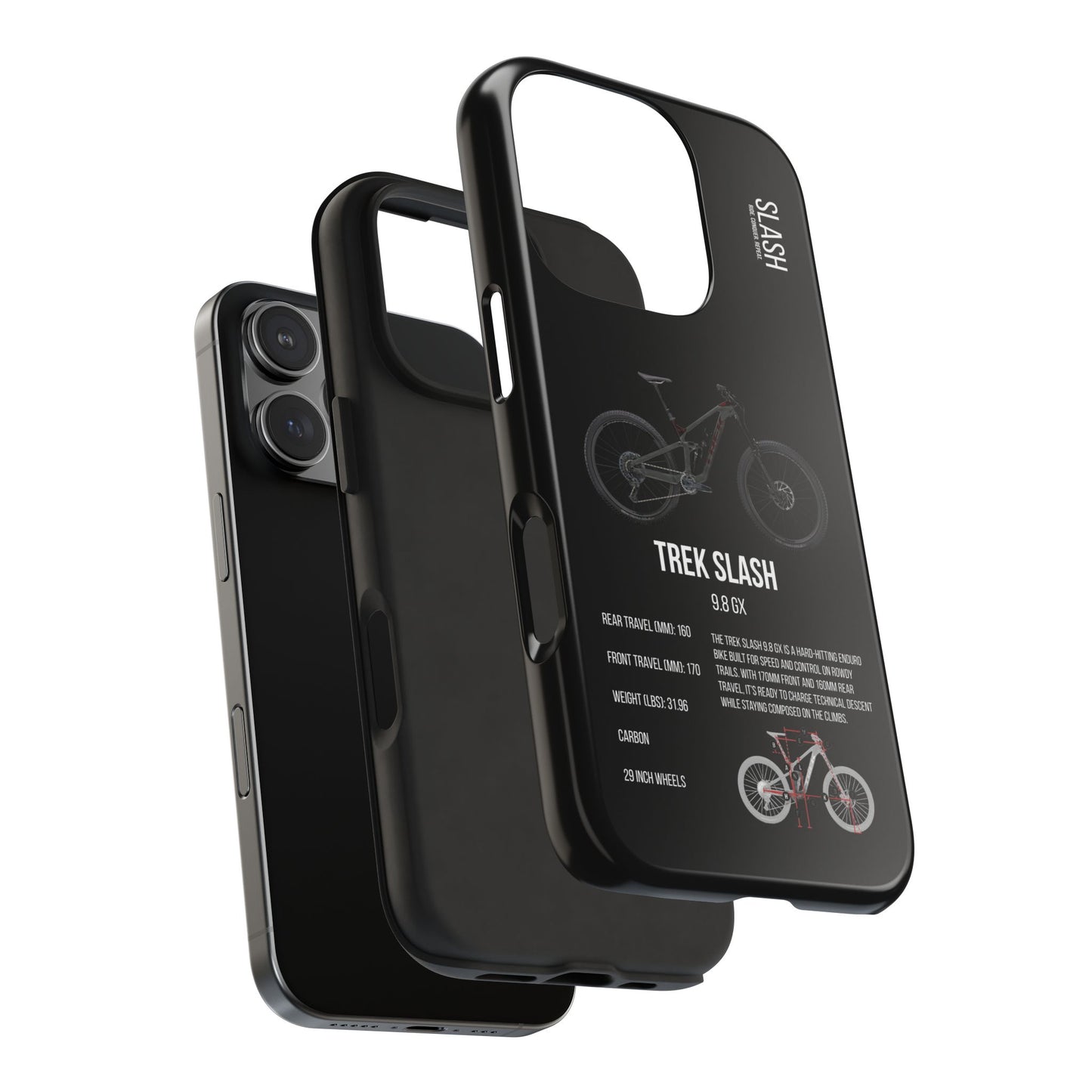Black Backround Trek Slash 9.8 GX Lithium Grey