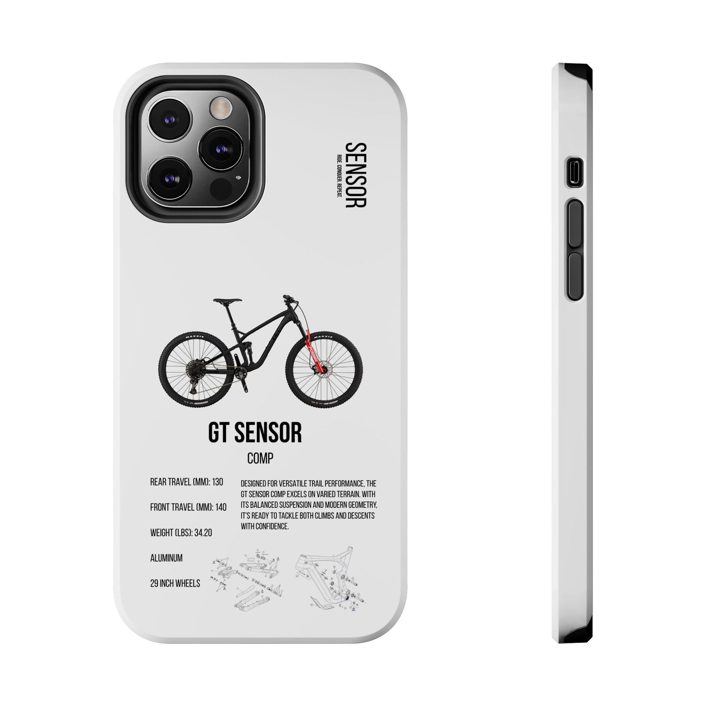GT Sensor Comp Black Red Bomber