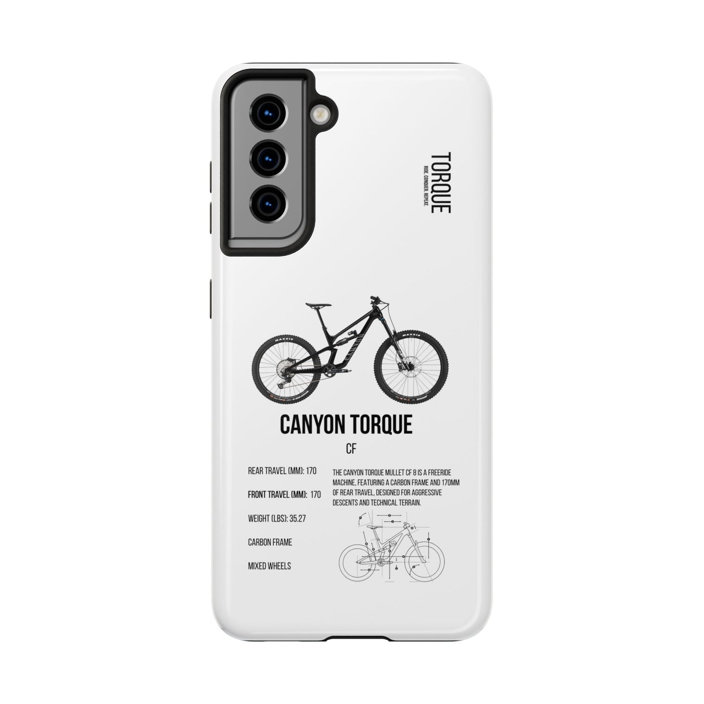 Canyon Torque 8 Mullet CF Black