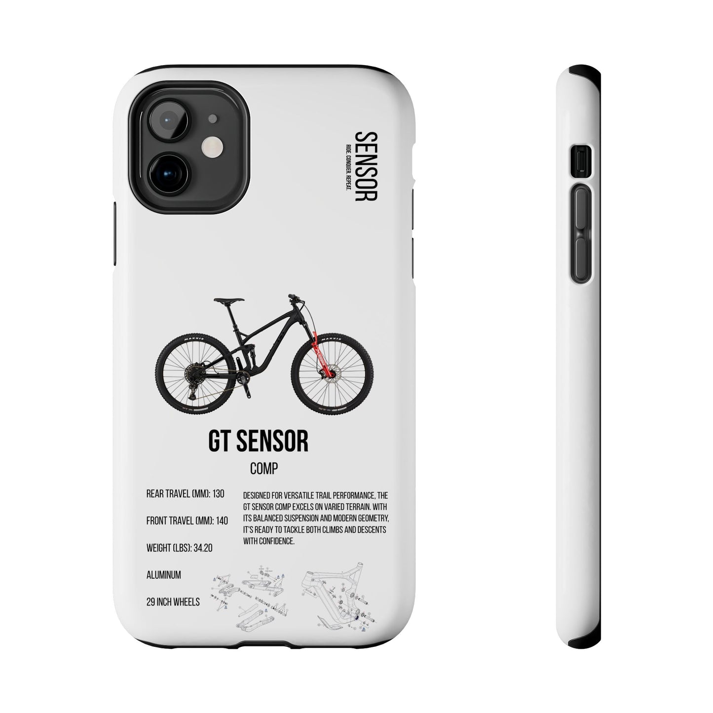 GT Sensor Comp Black Red Bomber