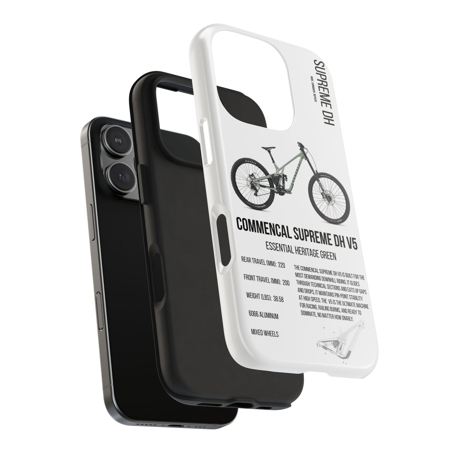 Commencal Supreme DH V5 Essential Heritage Green - Apexsend Co