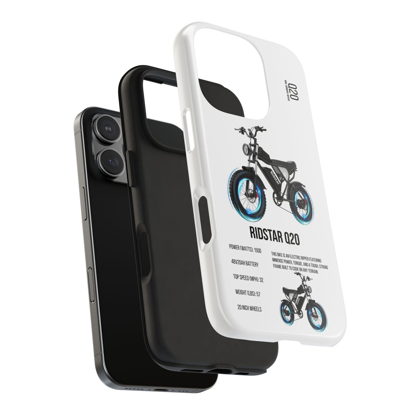 Ridstar Q20 1500W Blue Light Wheels