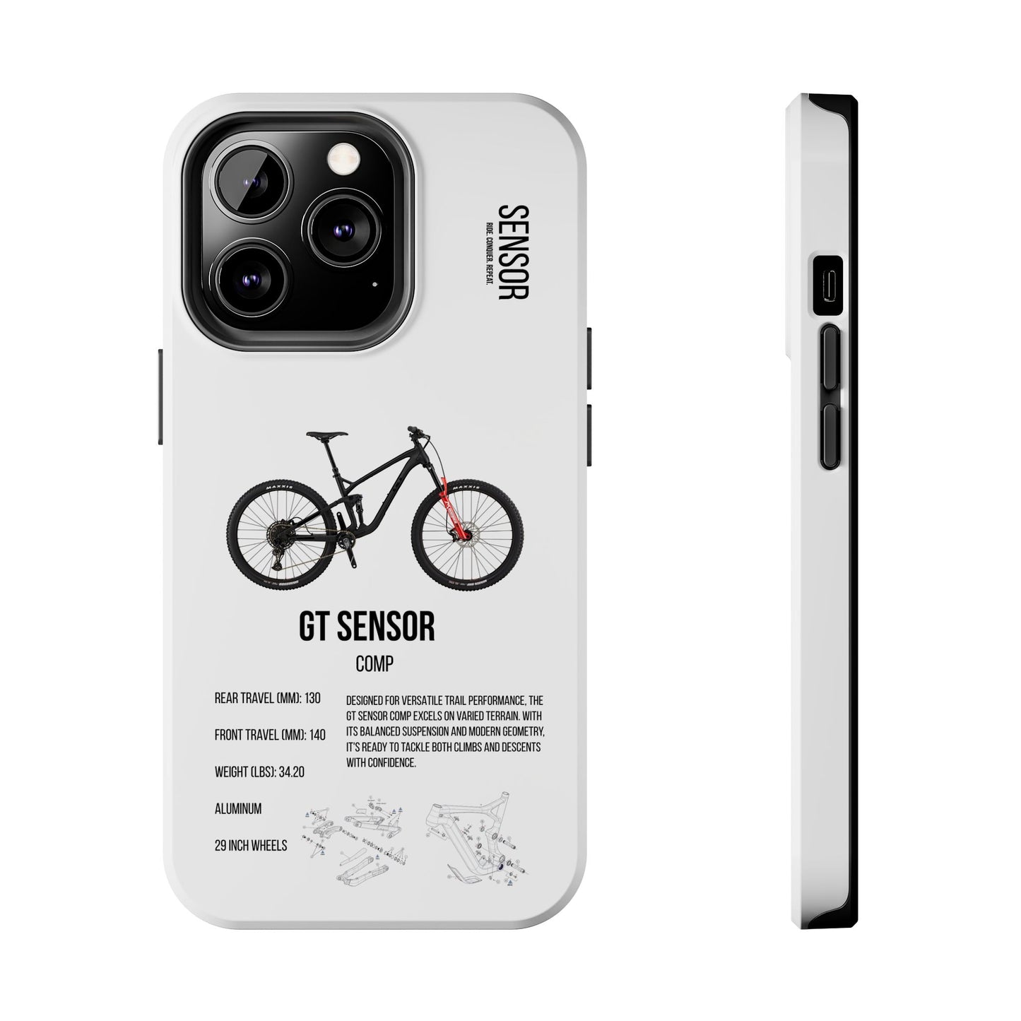 GT Sensor Comp Black Red Bomber