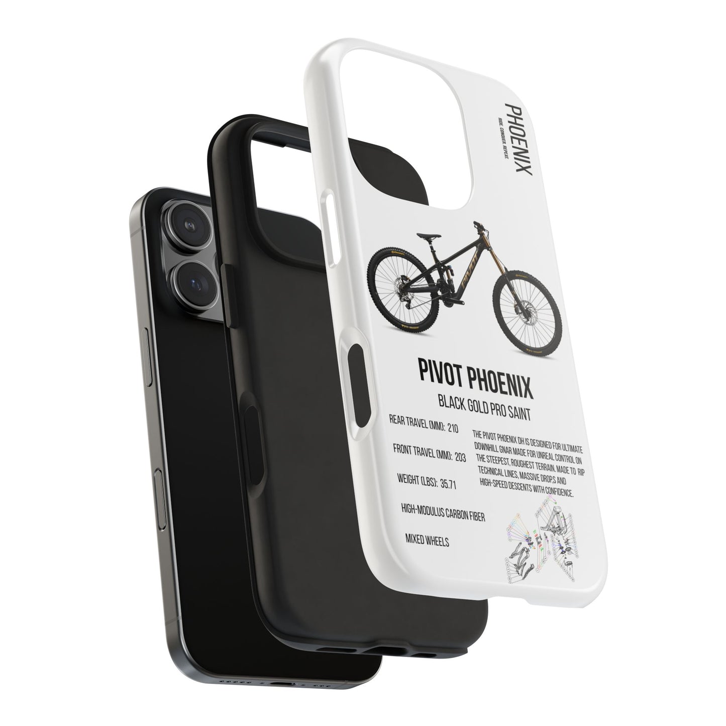 Pivot Phoenix DH Black Gold Pro Saint
