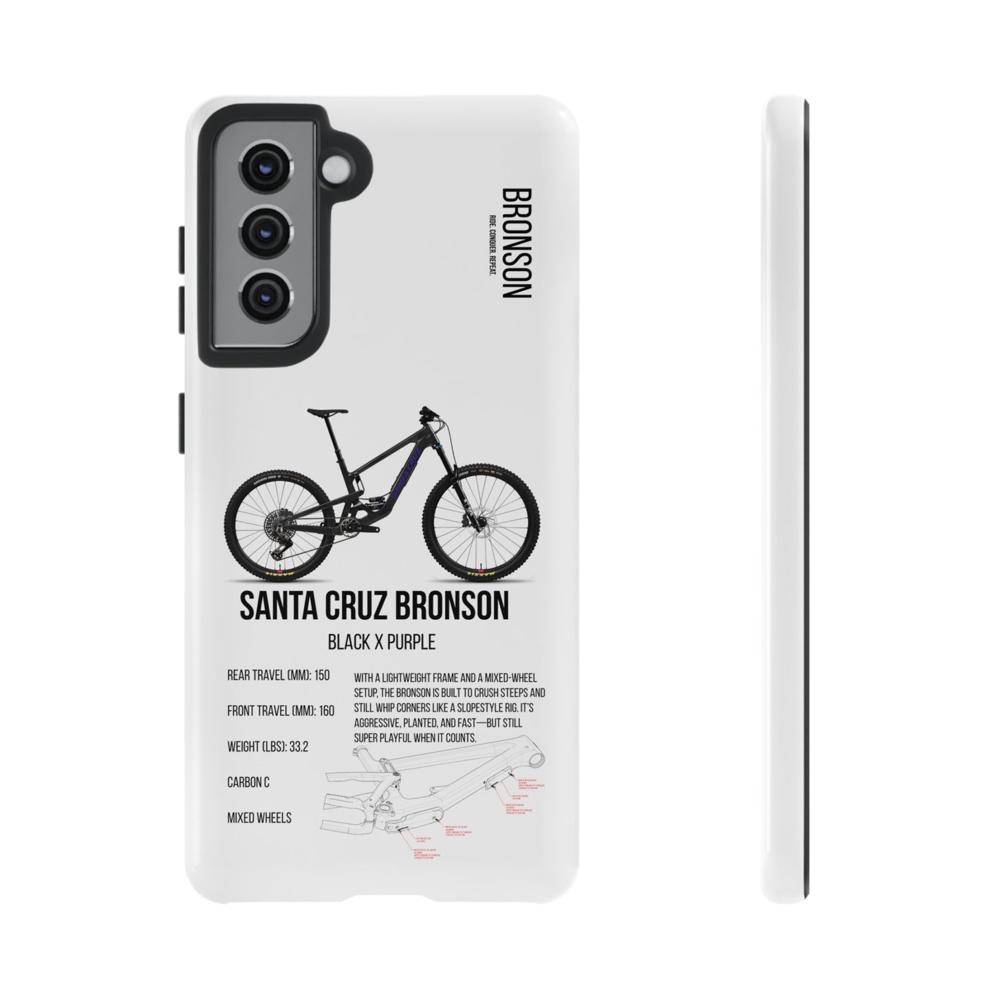 Santa Cruz Bronson Black/Purple
