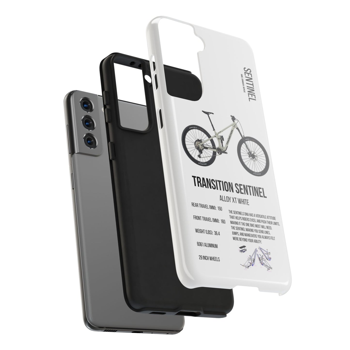 Transition Sentinel Alloy XT White - Apexsend Co