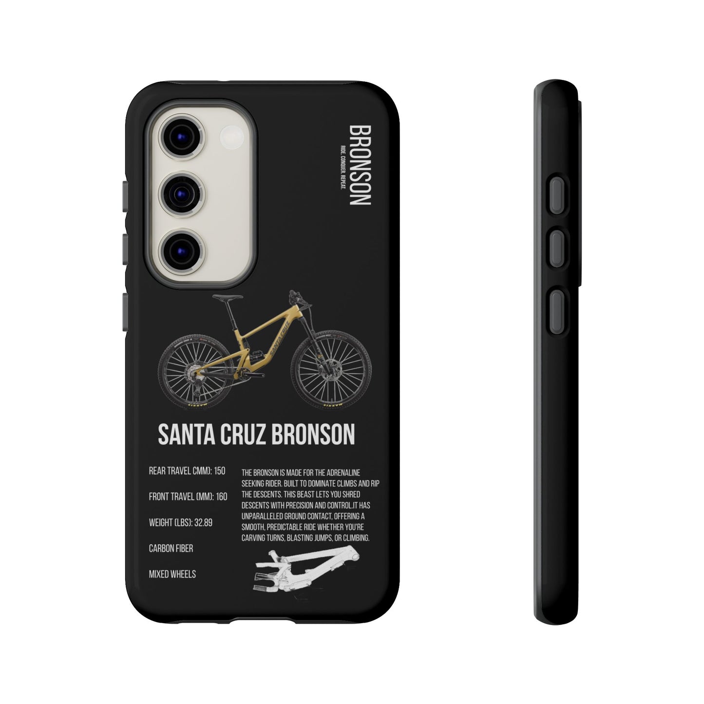 Black Backround Santa Cruz Bronson Gold