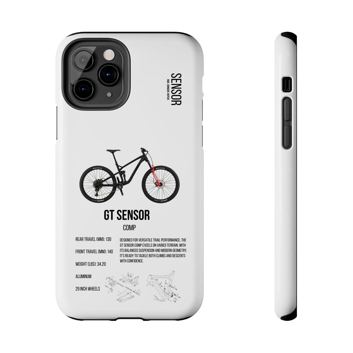 GT Sensor Comp Black Red Bomber