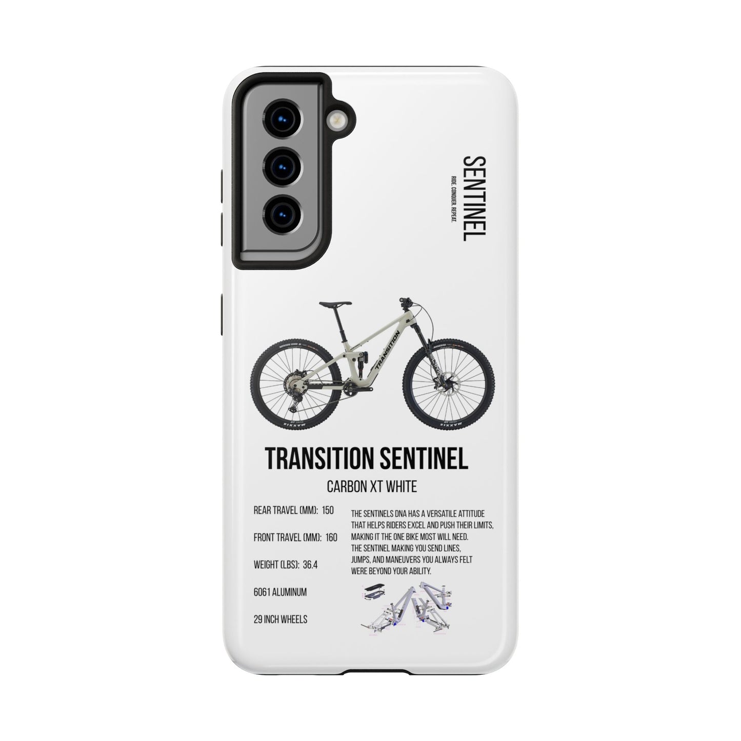 Transition Sentinel Carbon XT White - Apexsend Co
