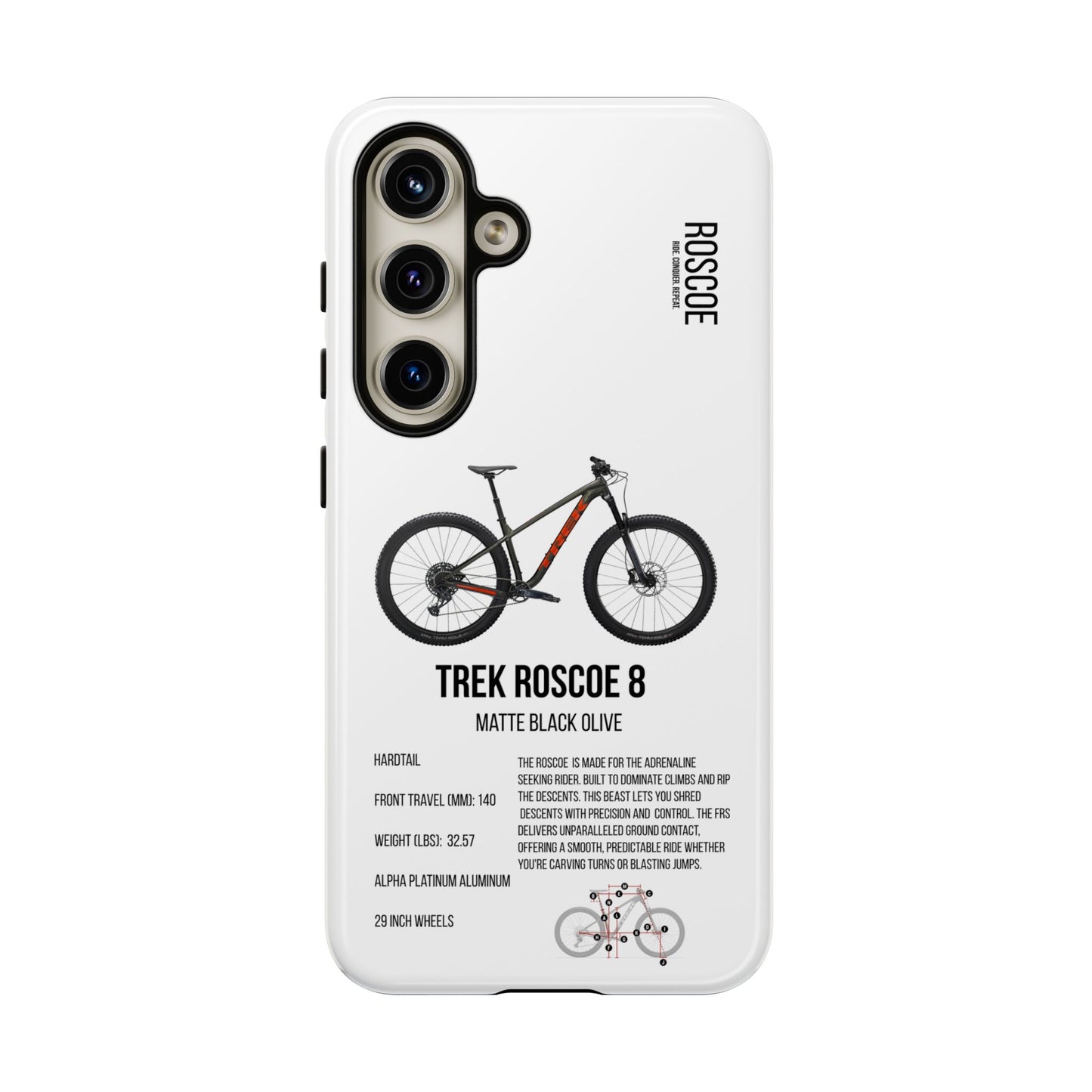 Trek Roscoe 8 Matte Black Olive