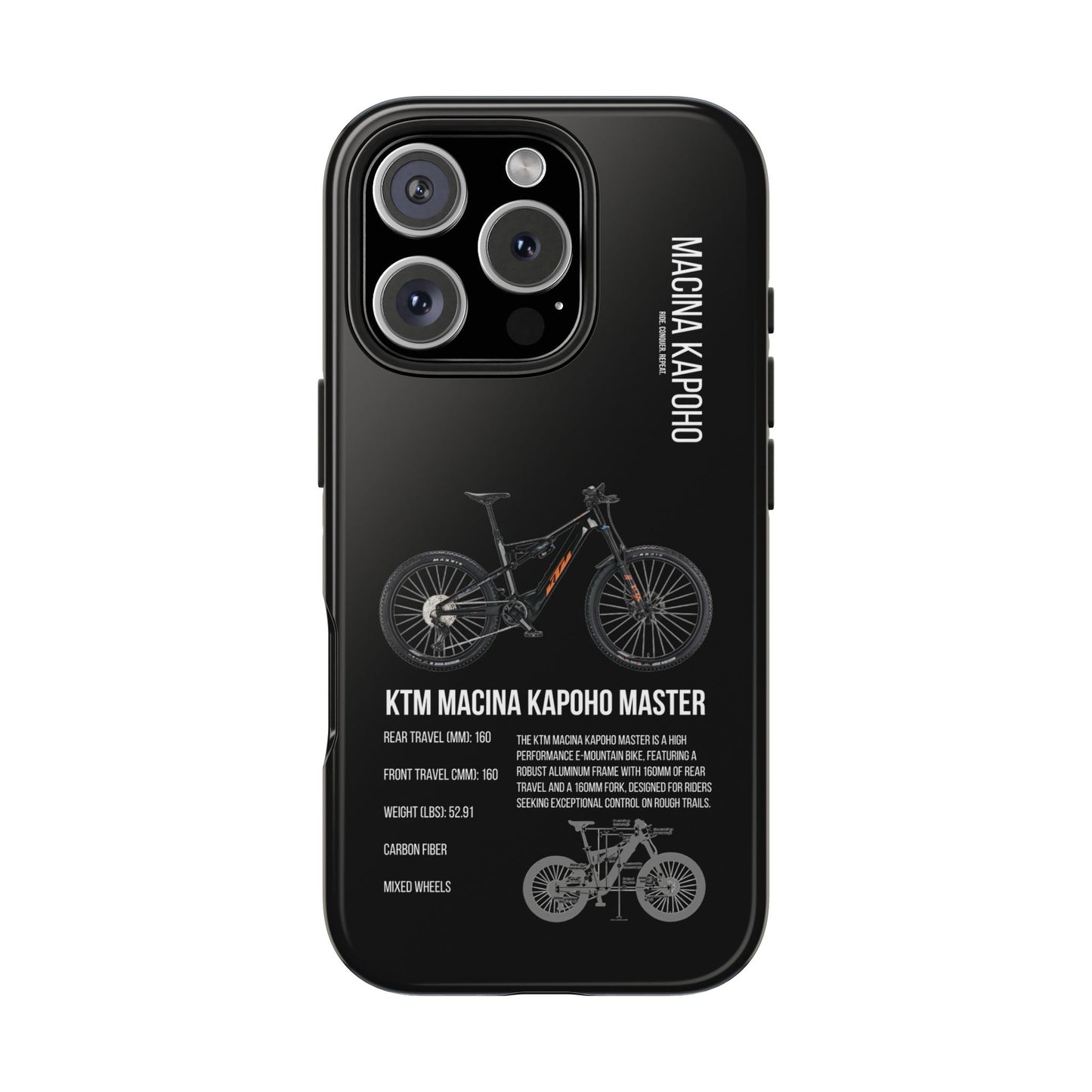 Black Backround KTM Macina Kapoho Master 2022