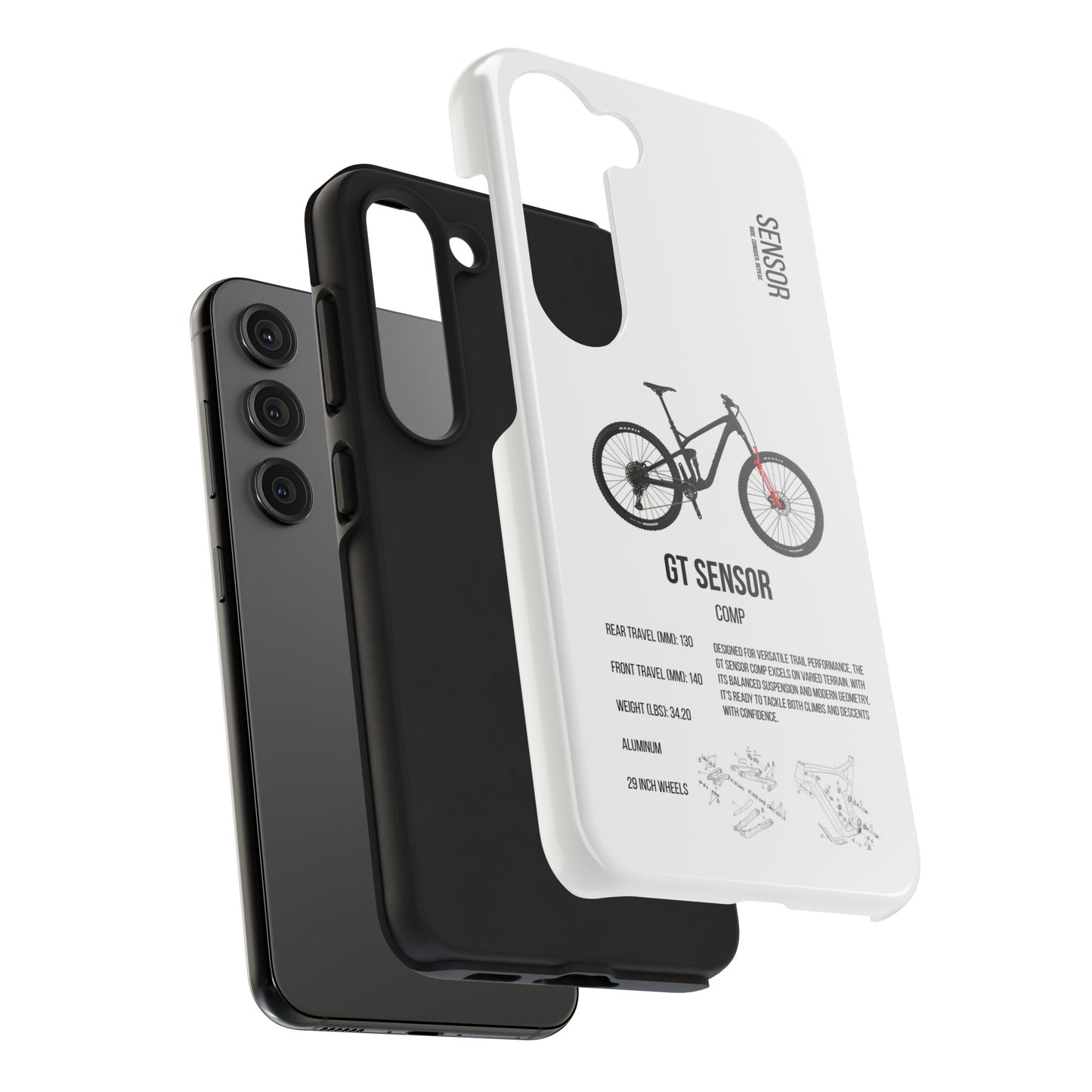 GT Sensor Comp Black Red Bomber