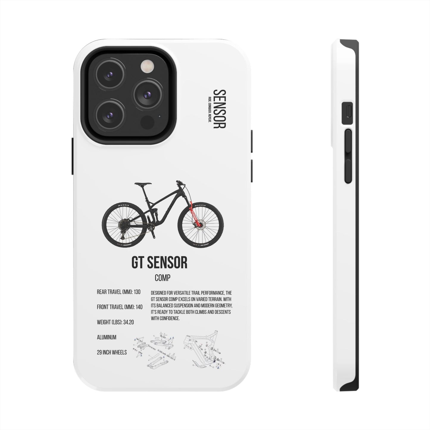 GT Sensor Comp Black Red Bomber