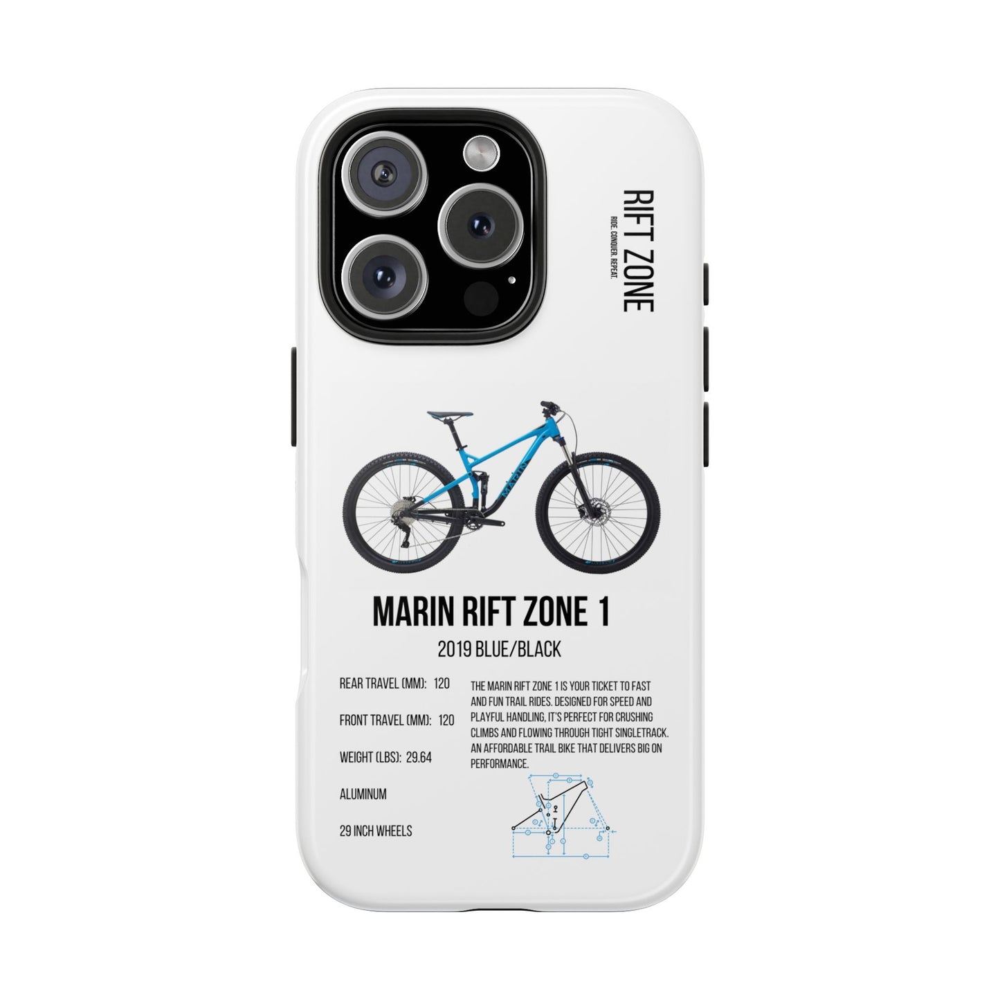 Marin Rift Zone 1 2019 Blue/Black