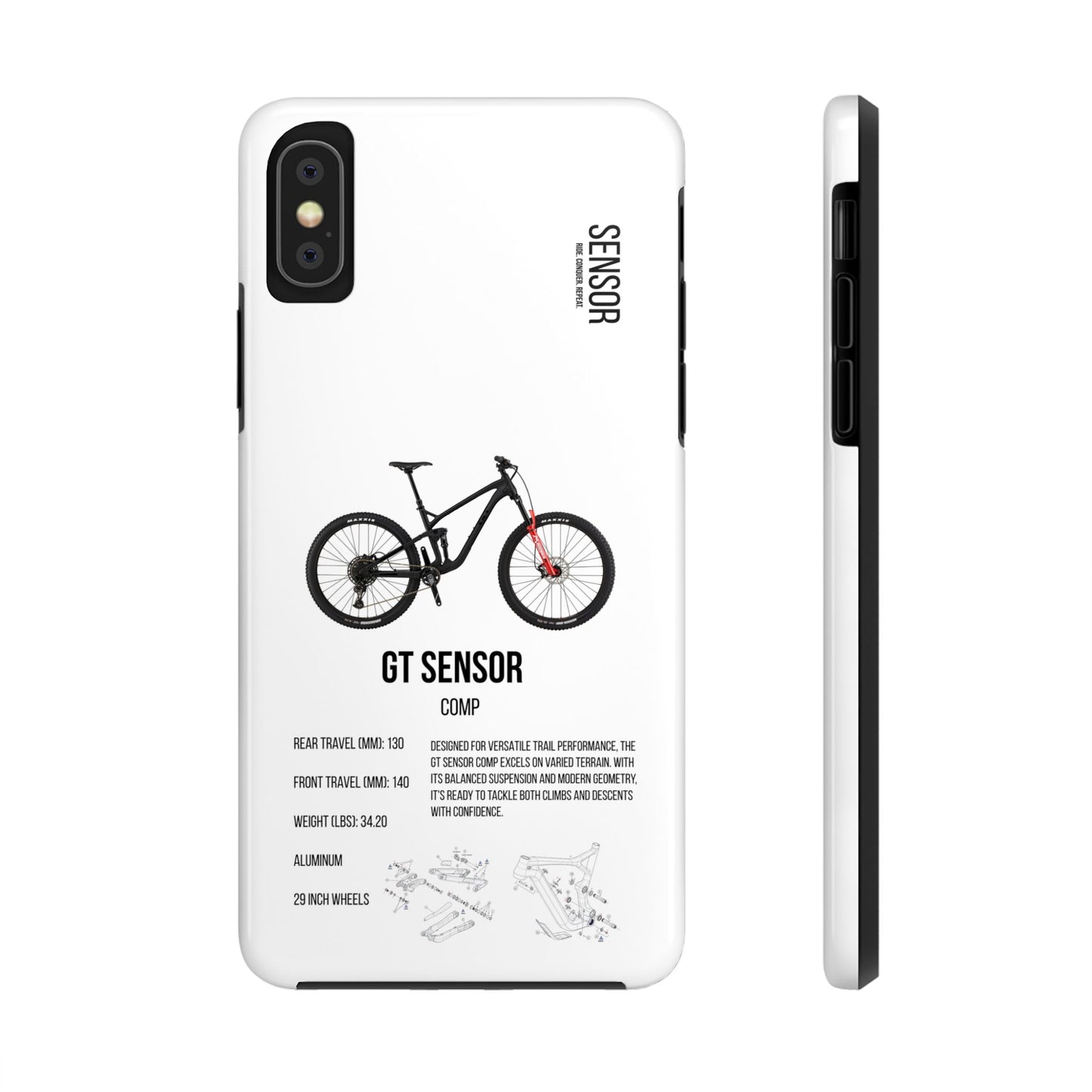 GT Sensor Comp Black Red Bomber