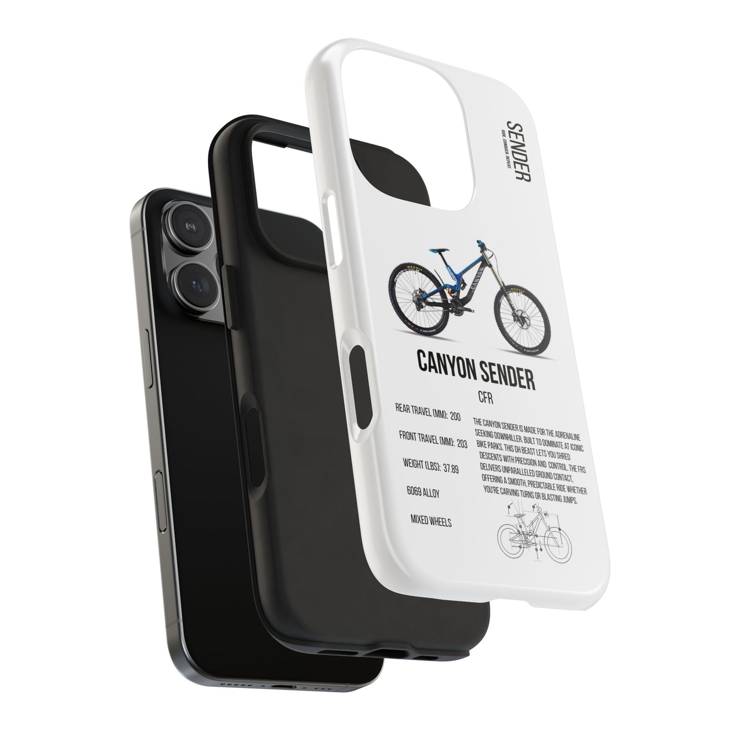 Canyon Sender Blue/Black