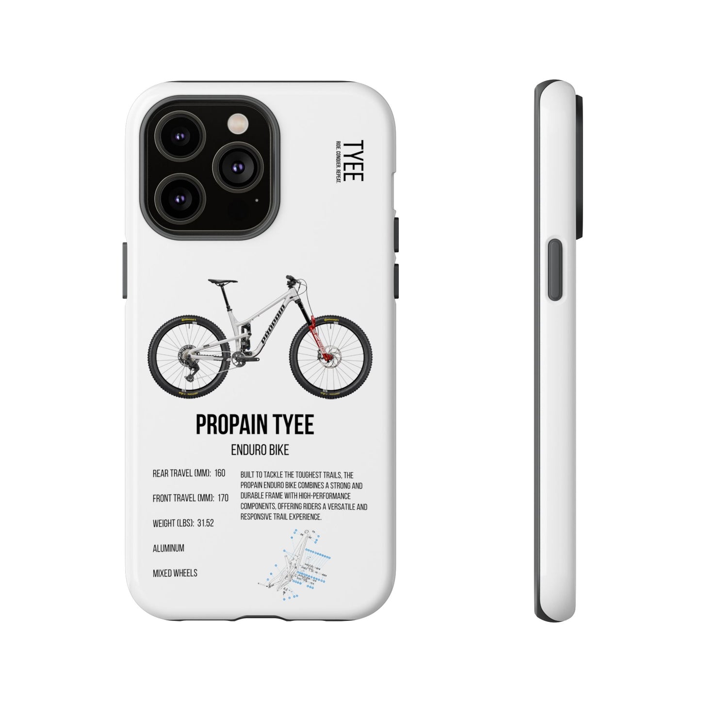 Propain Tyee 6.1 White Red Fork