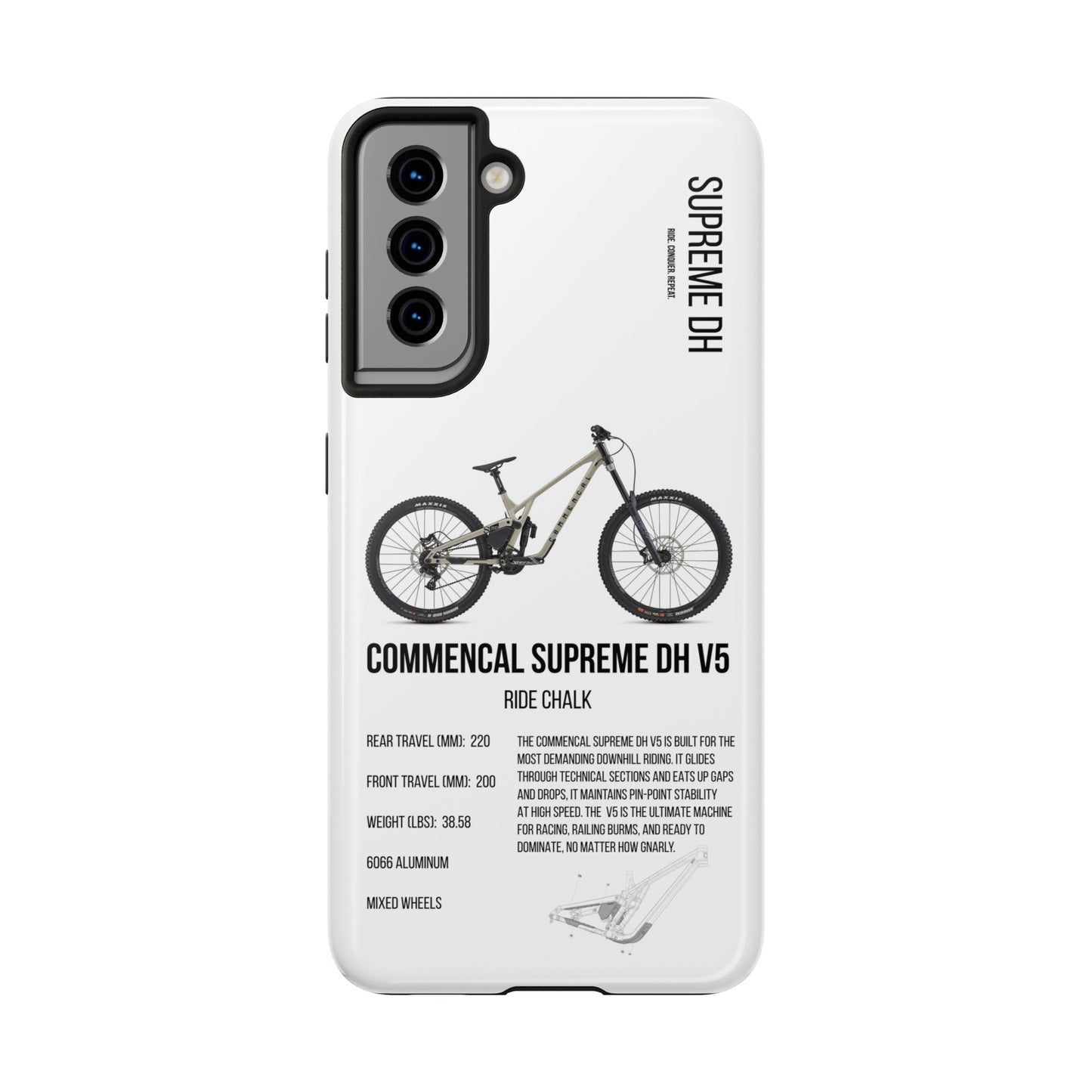 Commencal Supreme DH V5 Ride Chalk - Apexsend Co
