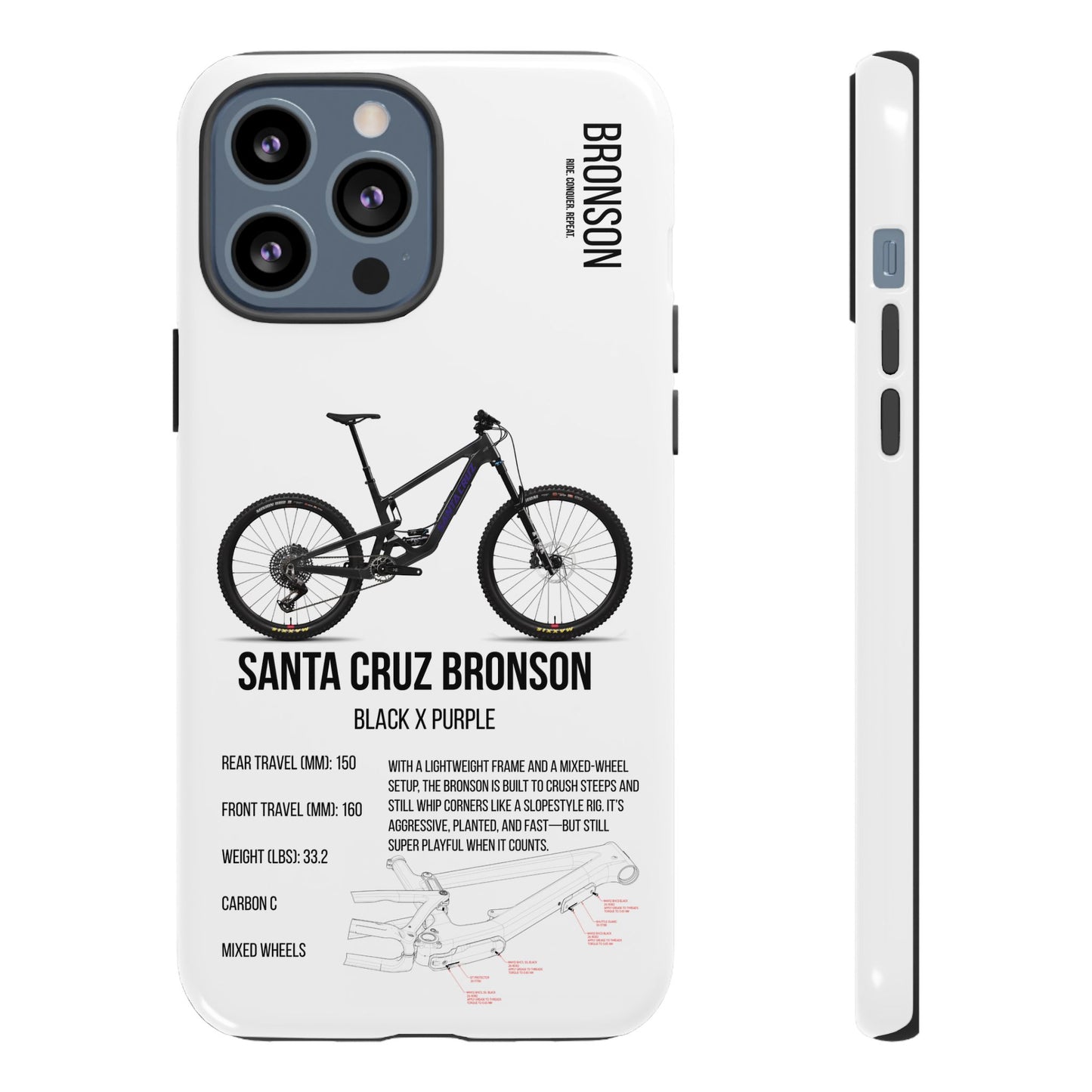 Santa Cruz Bronson Black/Purple