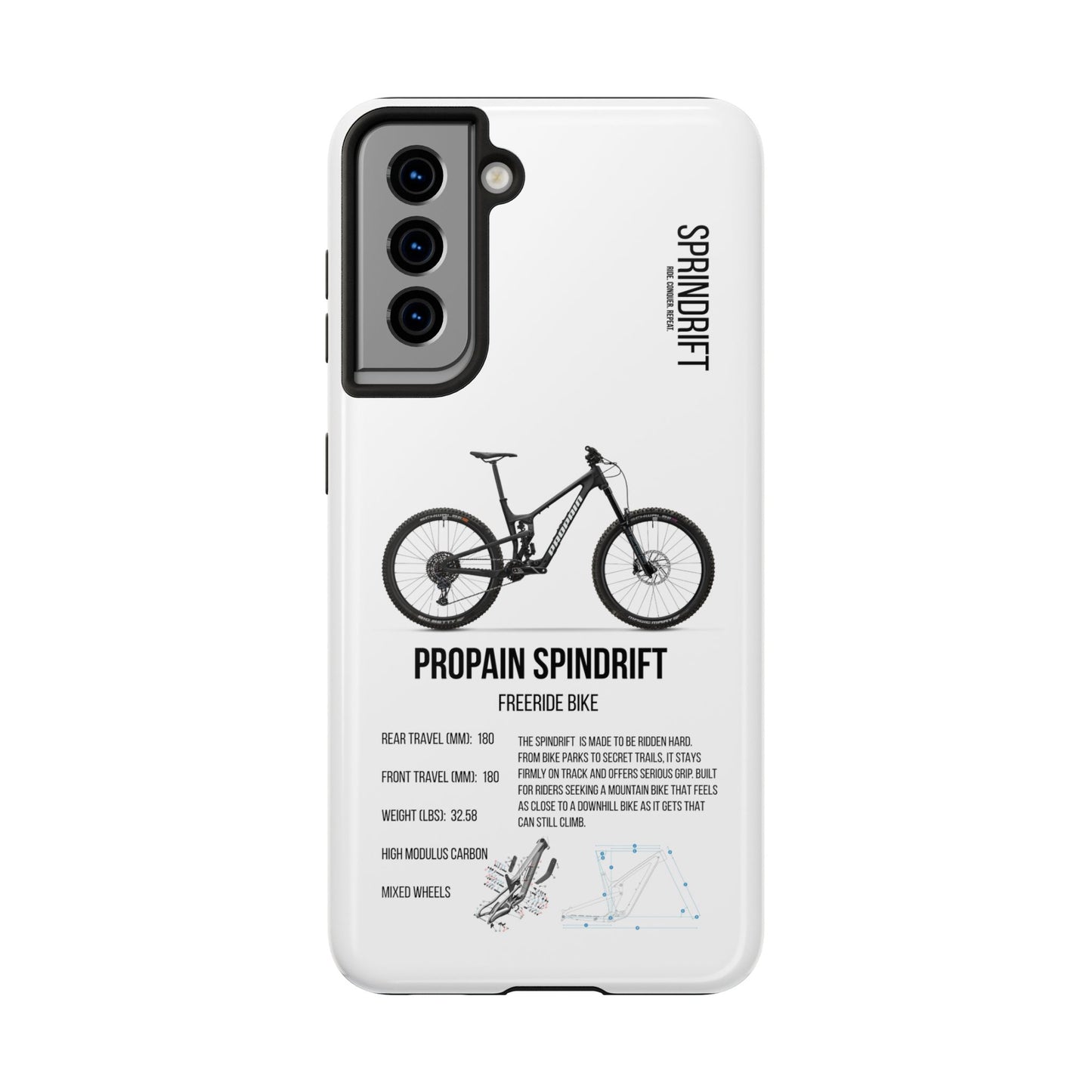 Propain Spindrift Base Black CF Mullet Wheels