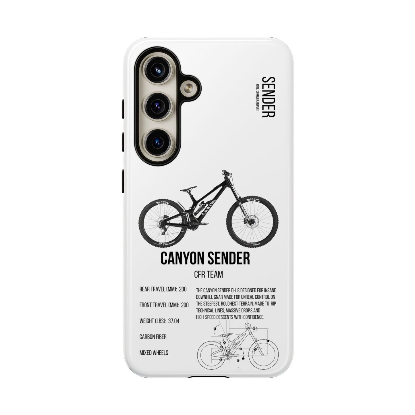 Canyon Sender CFR Team 2025 Black