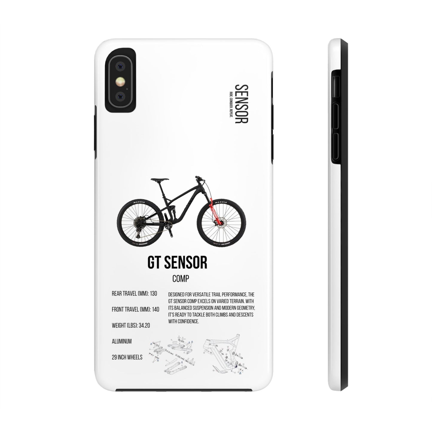 GT Sensor Comp Black Red Bomber