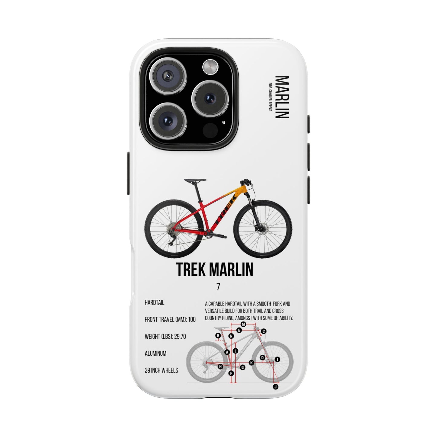 Trek Marlin 7 Red/Orange