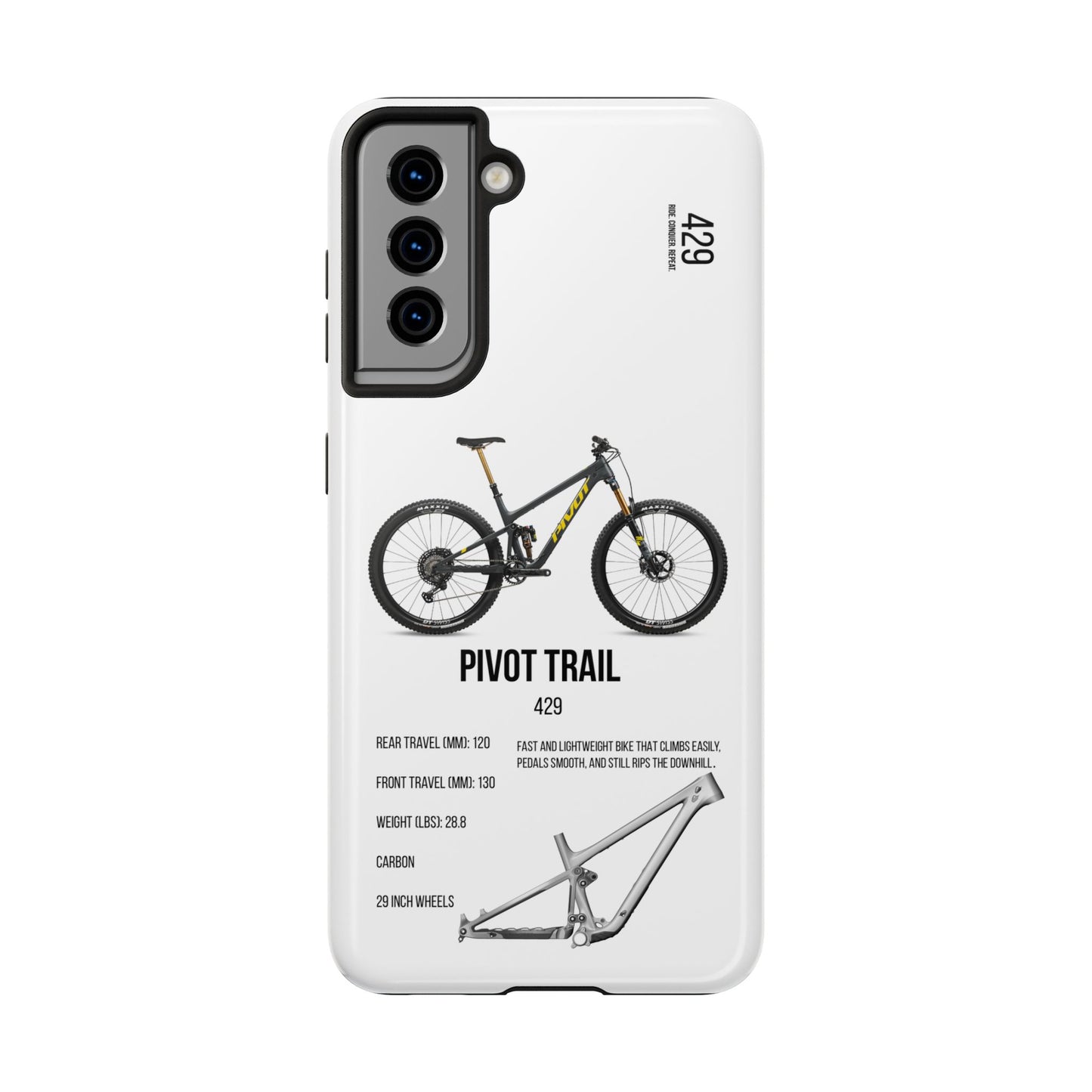 Pivot Trail 429 Slate Canary Yellow