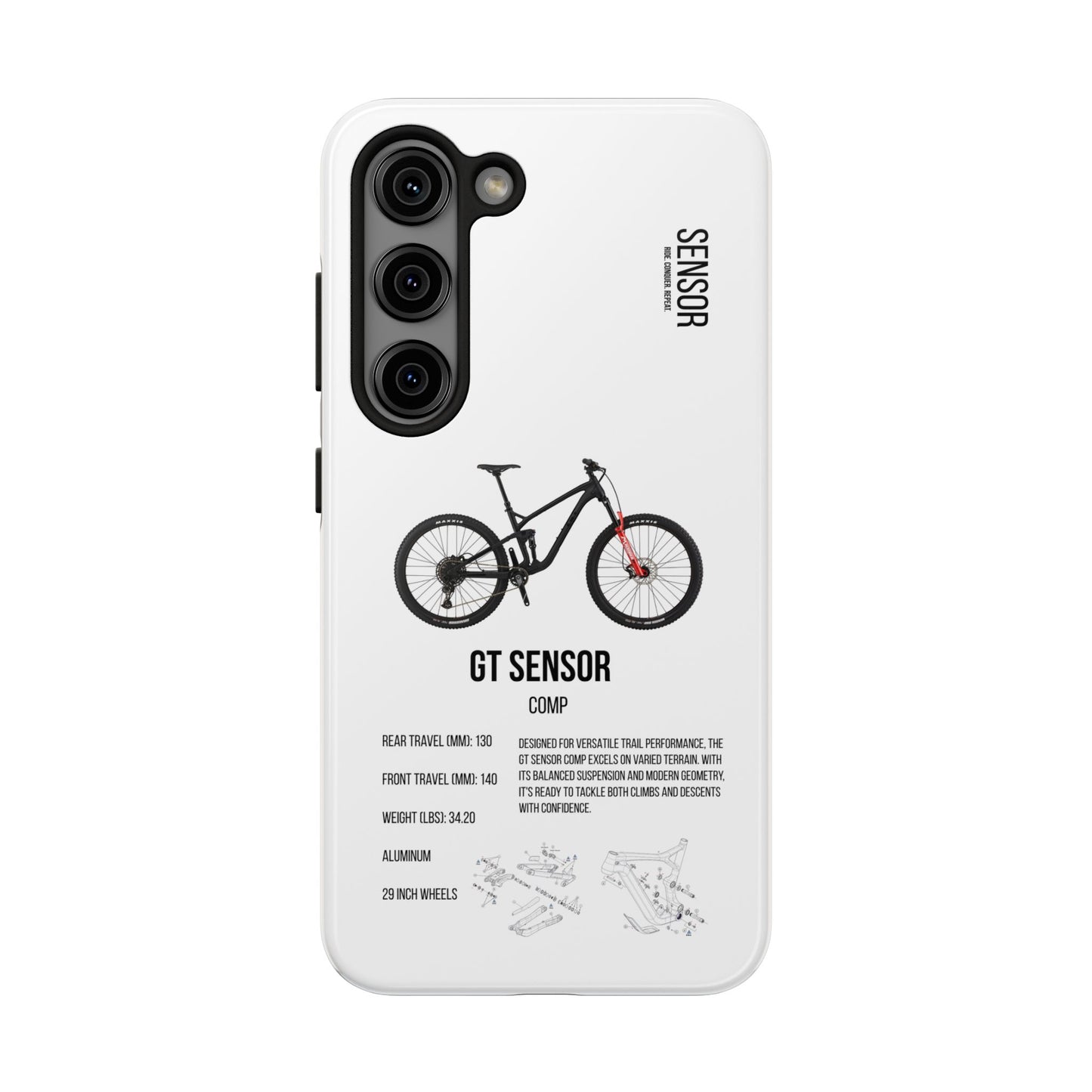 GT Sensor Comp Black Red Bomber