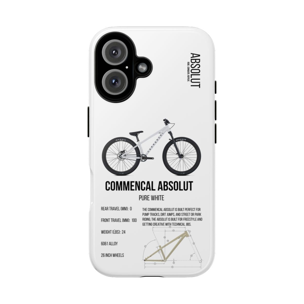 Commencal Absolut Pure White 2025