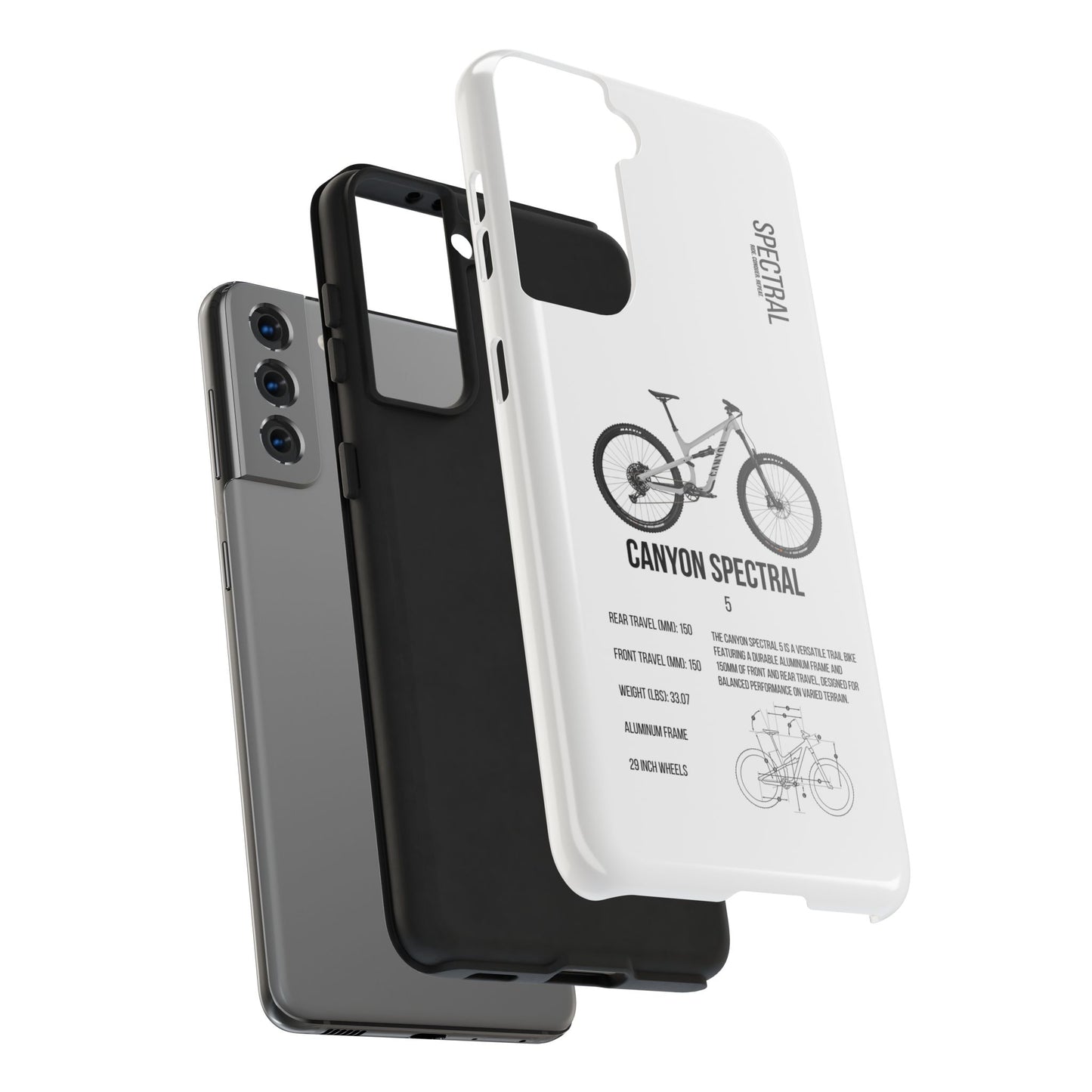 Canyon Spectral 5 Aluminum Grey/White