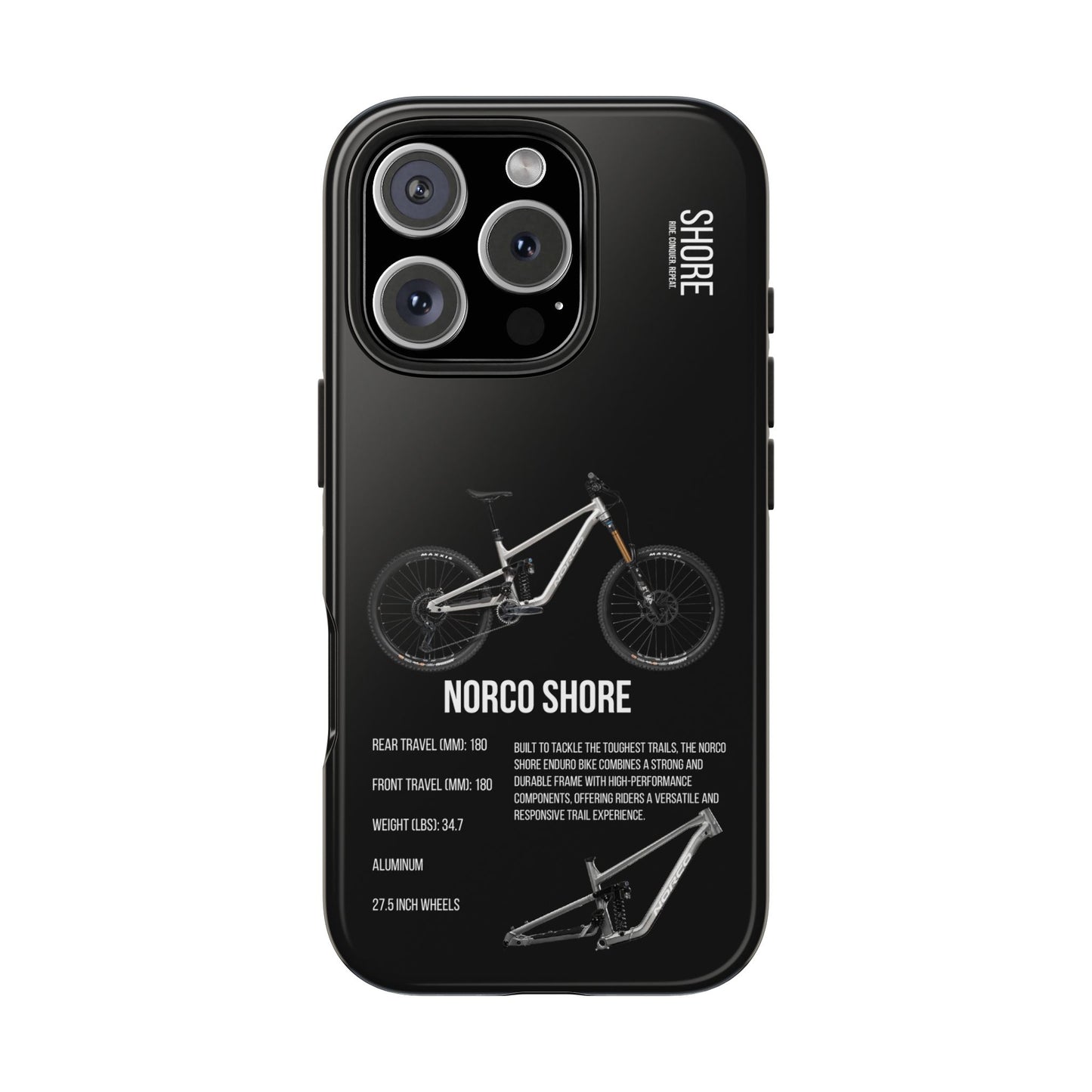 Black Background Norco Shore 2023