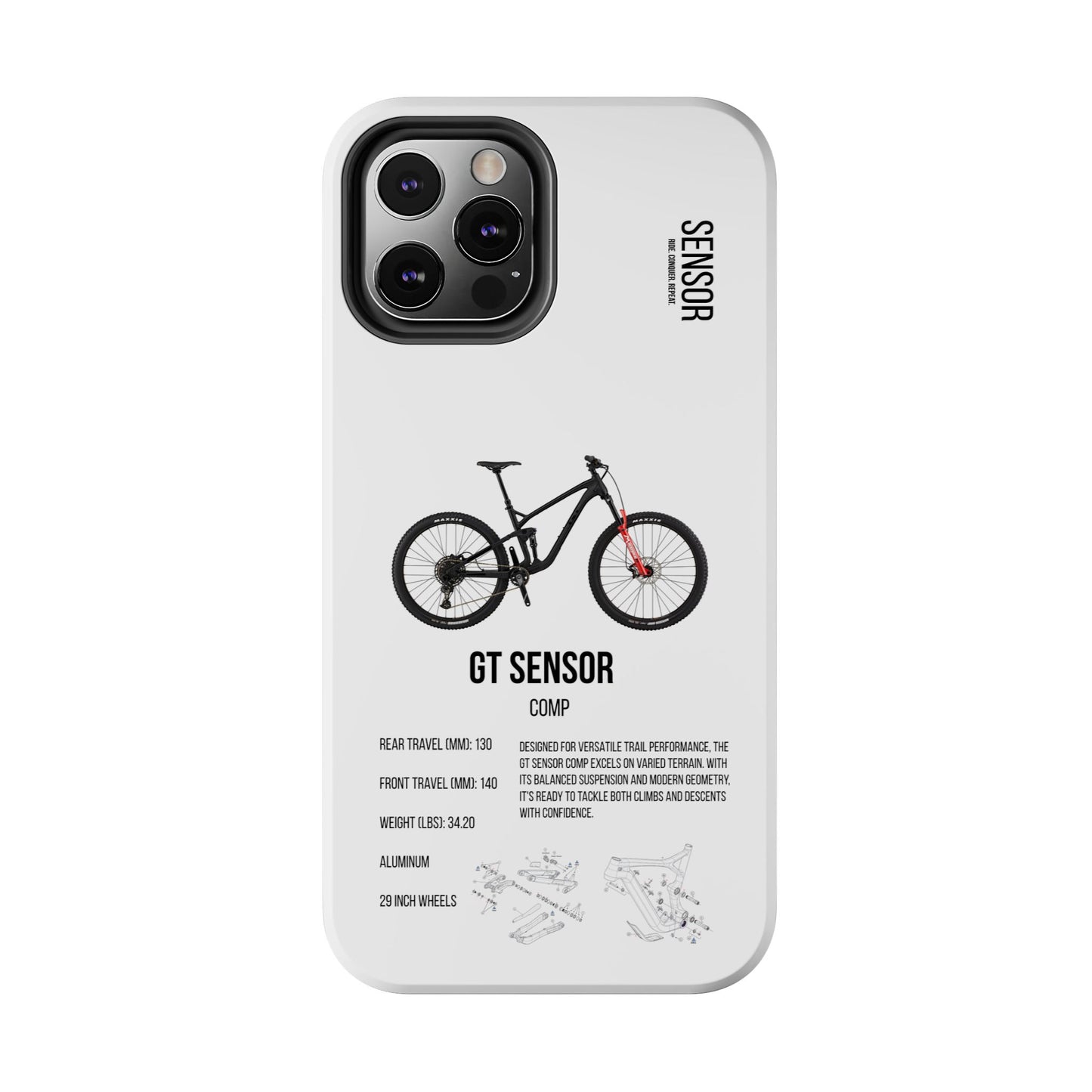 GT Sensor Comp Black Red Bomber