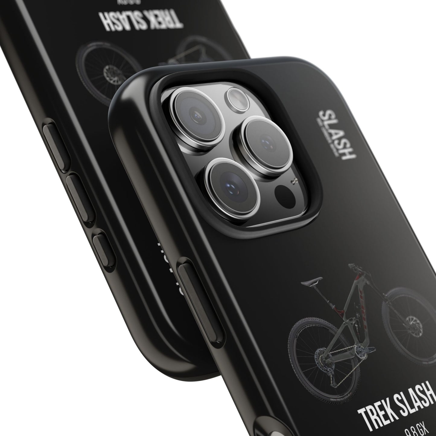 Black Backround Trek Slash 9.8 GX Lithium Grey
