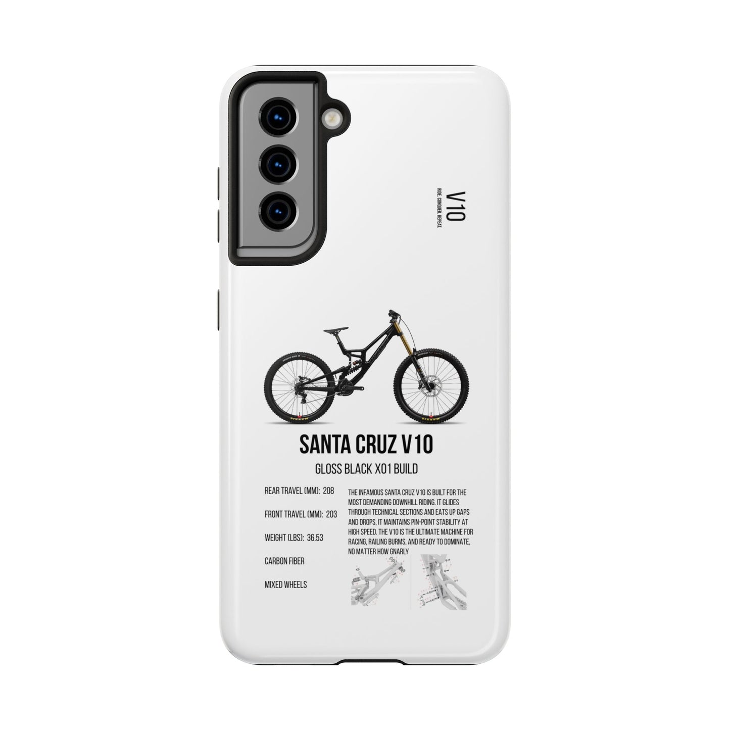 Santa Cruz V10 Gloss Black X01 Build