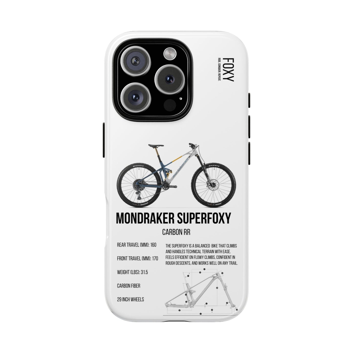 Mondraker Superfoxy Carbon RR White