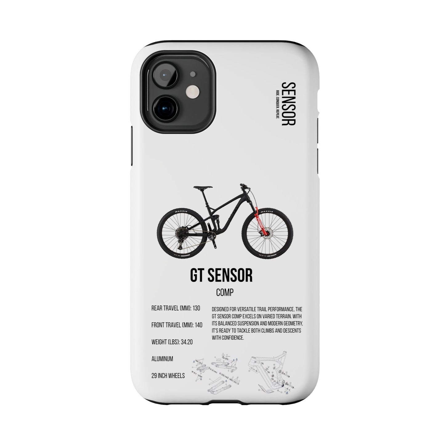 GT Sensor Comp Black Red Bomber