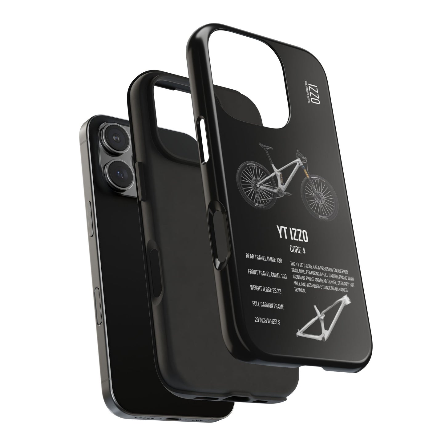 Black Backround YT Industries Izzo Core 4 Grey 2022