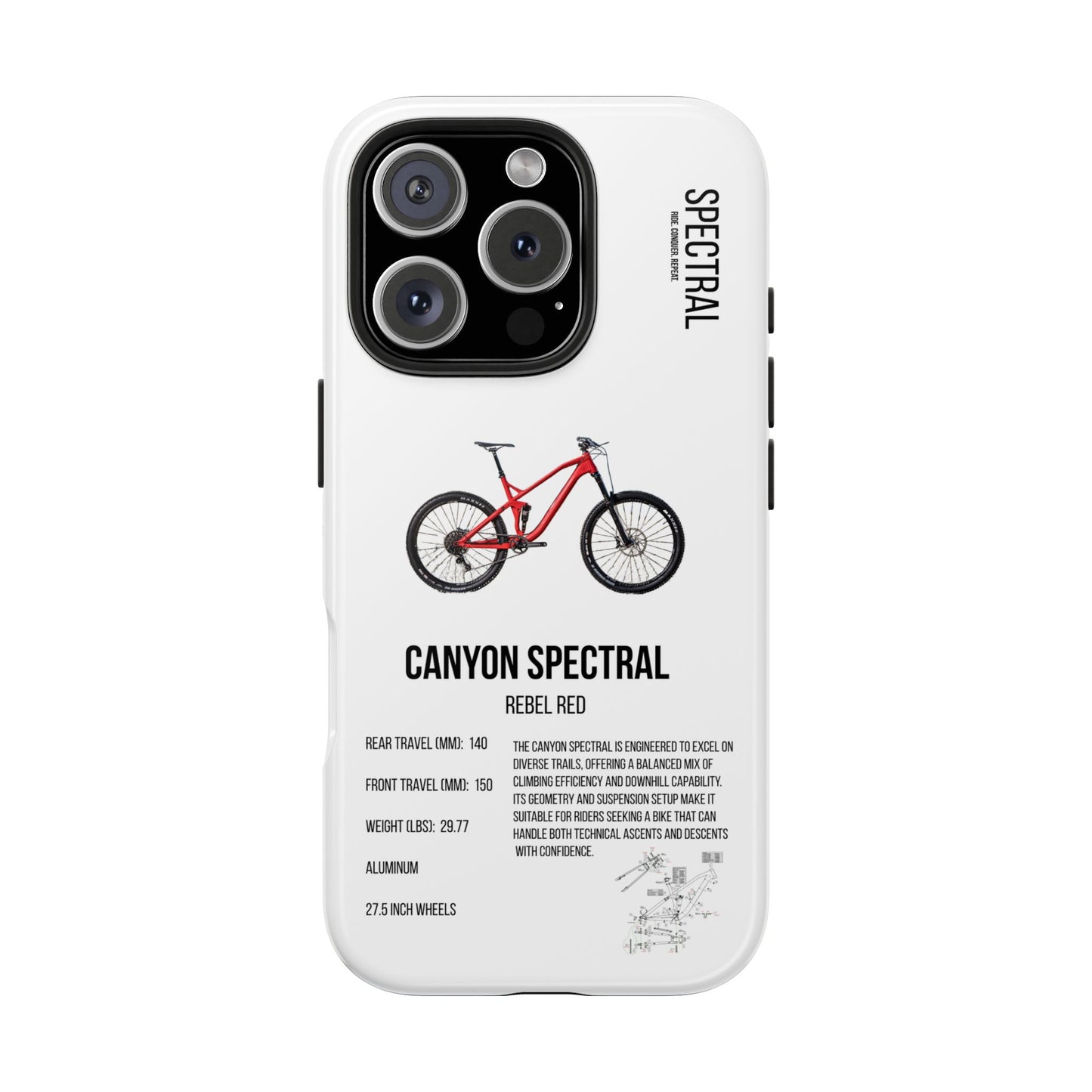 Rebel Red 2015 Canyon Spectral AL 6.0 EX