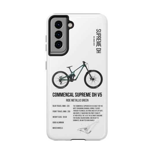 Commencal Supreme DH V5 Ride Metallic Green - Apexsend Co