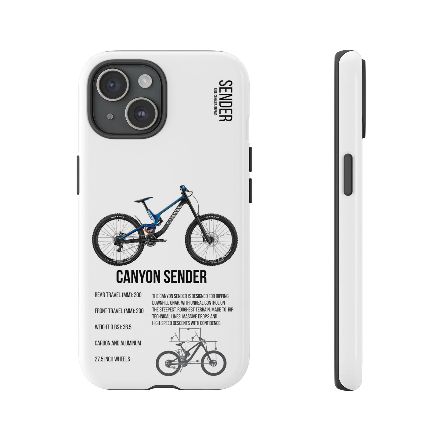 Canyon Sender Blue/Black