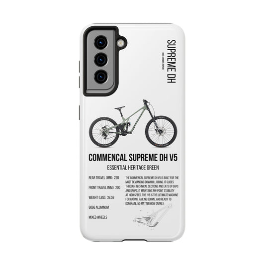 Commencal Supreme DH V5 Essential Heritage Green - Apexsend Co