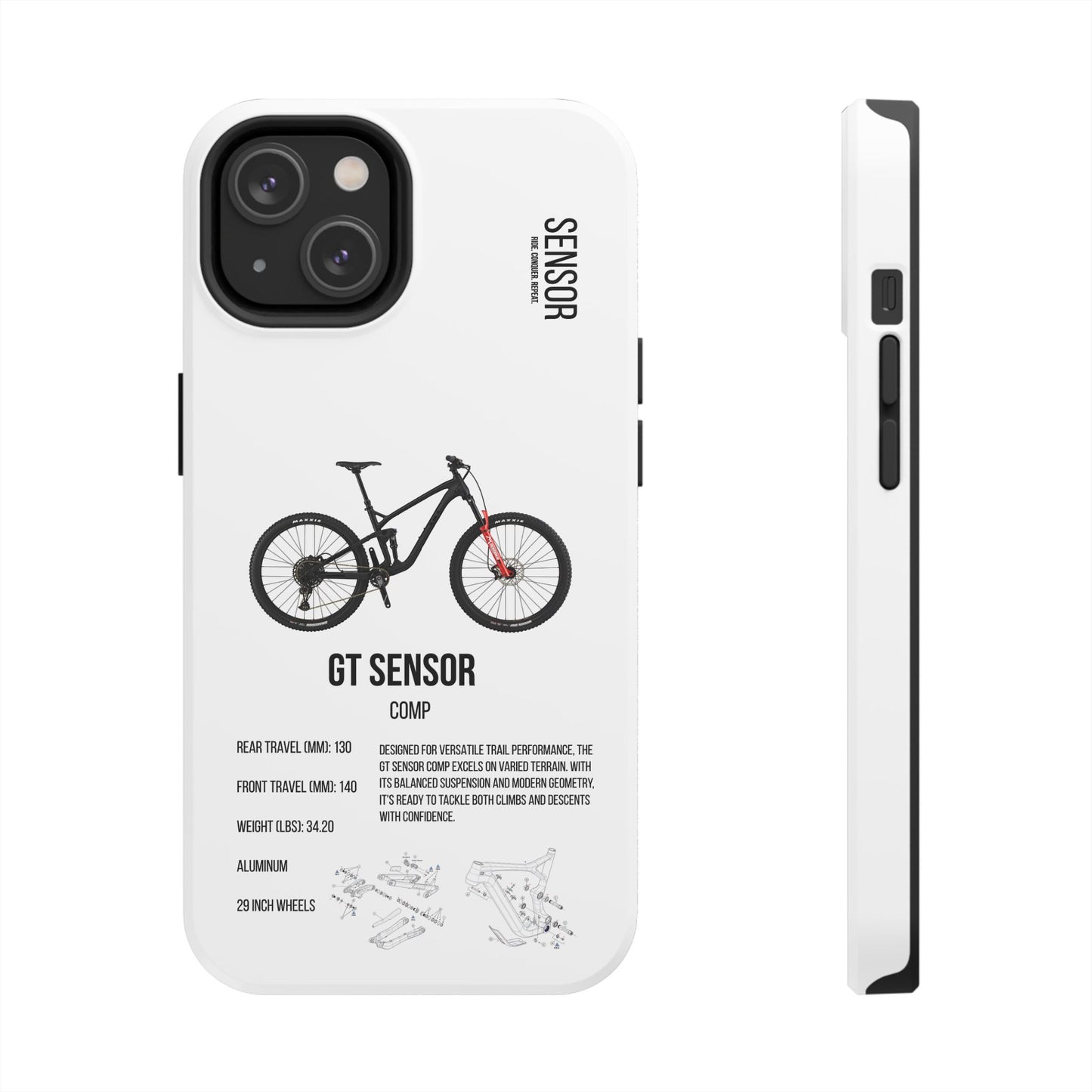 GT Sensor Comp Black Red Bomber