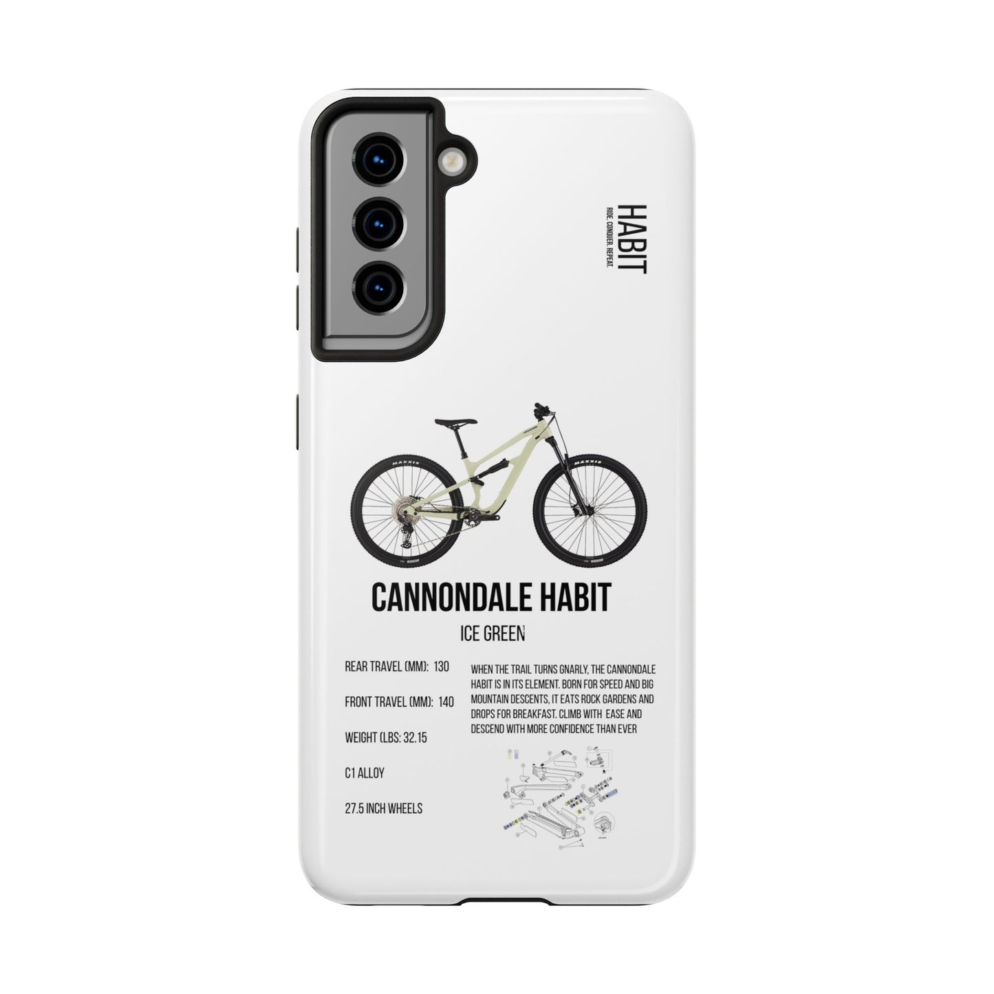 Cannondale Habit 4 Rojo caramelo